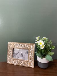 Handcrafted Vintage Wooden photo frame 6" x 4"