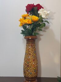 Wooden flower pot