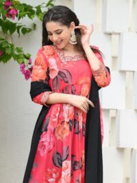 Multi-color Elegance Redefined Georgette Artistry Kurta Set