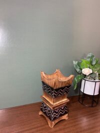 Wooden Incense Burner 9 cm (w) x 17 cm (h)