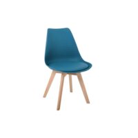 Duck blue, chic design chair